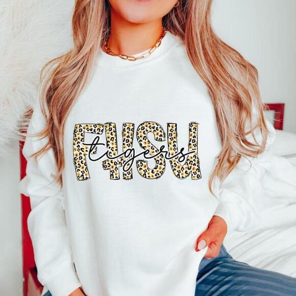 Memoriesrus E Other - Fhsu Tigers Sweatshirt Retro Daisy Flower
